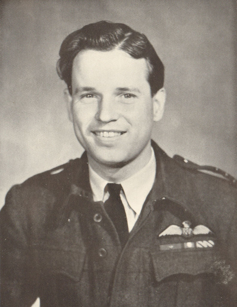 Wing Commander Guy Gibson VC. World War 2. Royal Air Force 1954 old print